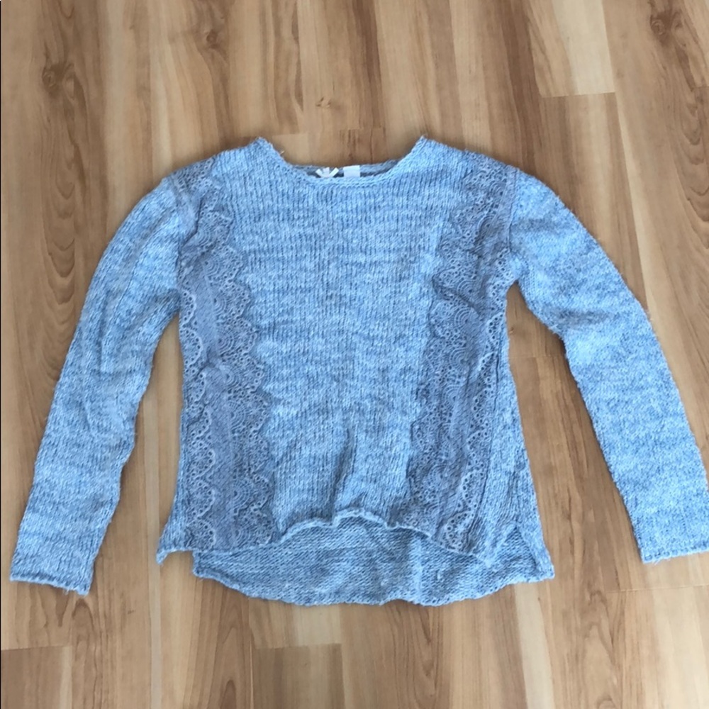 Light blue girls sweater